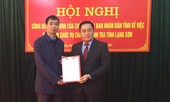 Bổ nhiệm Chánh thanh tra tỉnh Lạng Sơn