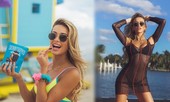Đường cong nảy nở rực lửa của người mẫu áo tắm Cindy Prado