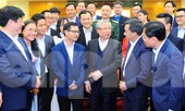 Thường trực Ban Bí thư Trần Quốc Vượng gặp mặt thầy thuốc trẻ tiêu biểu