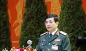 Hình ảnh đại biểu trình bày tham luận tại Đại hội XIII của Đảng