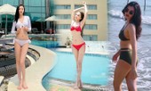Dàn người đẹp Hoa hậu Việt Nam cực nóng bỏng với bikini