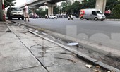 Hà Nội: Vỉa hè lát đá 'trăm tỷ' đường Nguyễn Trãi hư hỏng, vỡ vụn