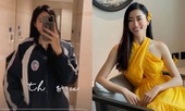 Đỗ Thị Hà mặc đồng phục giản dị đến trường, Lương Thuỳ Linh khoe vai trần gợi cảm với váy yếm