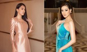Hoa hậu Tiểu Vy xinh đẹp với áo dài lạ mắt, Khánh Vân diện váy dạ hội cắt xẻ nóng bỏng