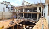 Xây khách sạn 5 tầng hầm gây sự cố, phải bồi thường cho 12 hộ dân