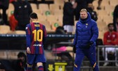 Messi lĩnh thẻ đỏ, Barca gục ngã ở chung kết Siêu Cúp