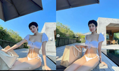 Hiền Hồ khoe body nuột nà cực gợi cảm với bikini