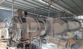 Tháo dỡ lò đốt thải khói độc, nước đen ở ngoại thành Hà Nội