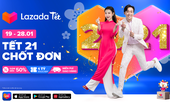An tâm sắm tết với hàng triệu ưu đãi từ Lazada