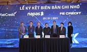 VietCredit cùng NAPAS ký kết biên bản ghi nhớ hợp tác phát hành thẻ chip tín dụng nội địa