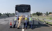 Tài xế dừng xe trên cao tốc TP. HCM – Trung Lương để... ngủ