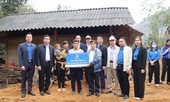 Thanh niên Ban Tổ chức Trung ương Đảng xây tổ ấm cho người người nghèo Tuyên Quang