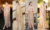 Mặc mẫu váy đụng hàng 5 mỹ nhân đình đám, Á hậu Phương Anh vẫn ghi điểm nhờ chi tiết này