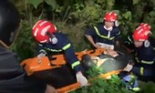 Đi xe tay ga lên bán đảo Sơn Trà, nam thanh niên gặp nạn văng xuống vực sâu