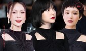 Nhìn 3 người đẹp V-Biz đụng hàng bộ váy đen mới thấy quá mảnh mai chưa chắc đã đẹp