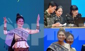 Ngắm các bóng hồng tài sắc ở Học viện Quân y
