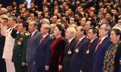 Hình ảnh lễ khai mạc trọng thể Đại hội lần thứ XIII của Đảng