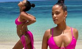 Mang thai lần 3, Christina Milian vẫn quyến rũ khó cưỡng với bikini bé xíu