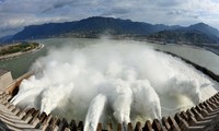 The Tam Hiep Dam has a huge flood discharge capacity