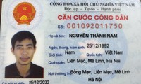 Nguyễn Thành Nam đang bỏ trốn khỏi khu cách ly tập trung khi chưa xét nghiệm SARS-COV-2.