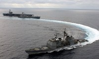  2 chiến hạm Mỹ sẽ cùng tàu sân bay USS Carl Vinson đến Việt Nam