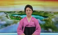 Người dẫn chương trình nổi tiếng của Truyền hình Trung ương Triều Tiên Ri Chun Hee