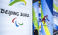 Một trung tâm triển lãm của Olympic Bắc Kinh 2022. (Ảnh: Bloomberg)
