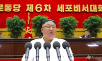 Nhà lãnh đạo Triều Tiên Kim Jong Un. (Ảnh: AP)