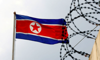 Quốc kỳ Triều Tiên. (Ảnh: Reuters)