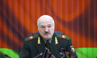 Tổng thống Belarus Alexander Lukashenko. (Ảnh: AP)