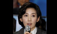 Bà Na Kyung-won dẫn đầu đoàn quan chức Hàn Quốc dự Diễn đàn Kinh tế thế giới tại Thụy Sĩ. (Ảnh: Reuters)