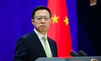 Phát ngôn viên Bộ Ngoại giao Trung Quốc Triệu Lập Kiên. (Ảnh: Global Times)