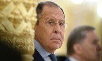 Ngoại trưởng Nga Sergei Lavrov đến New York để dự kỳ họp của Liên Hợp Quốc. (Ảnh: Reuters)