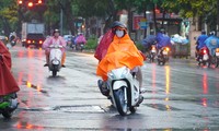 Cảnh báo mưa lớn tại Hà Nội trong hai ngày cuối tuần