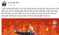 Sau Thành Lương, đến lượt cựu tiền đạo Công Vinh ‘ngả mũ’ trước U23