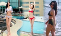 Dàn người đẹp Hoa hậu Việt Nam cực nóng bỏng với bikini