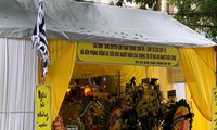 Tang lễ Đại úy Lý Tuấn Đ được tổ chức tại nhà riêng, đường Bắc Sơn, thành phố Lạng Sơn -Ảnh: Duy Chiến 