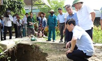 Lúng túng tìm căn nguyên sụt lún, tụt nước ngầm ở Nghệ An 