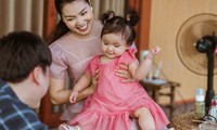 Ca sĩ Ngọc Anh công khai chính thức cô con gái thứ hai vừa tròn tuổi. Ảnh: Thanh Lê