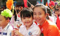 Nhiều phụ huynh ở huyện Mê Linh, Hà Nội chọn phương án cho học sinh đi học từ 1/11.