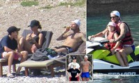 Vợ chồng David Beckham đưa các con đi tắm biển ở Croatia