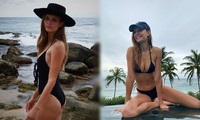 &apos;Chân dài&apos; Victoria&apos;s Secret diện bikini hút mắt ở Sri Lanka