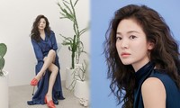 Song Hye Kyo tóc xù xinh đẹp ngất ngây trong loạt ảnh tung đúng Valentine