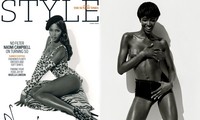Siêu mẫu Naomi Campbell bán nude khoe đường cong &apos;huyền thoại&apos;