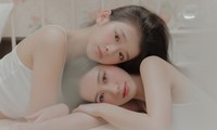 Linh Ka, Jun Vũ đẹp trong trẻo với loạt ảnh &apos;chị chị em em&apos; nền nã