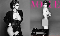 Con gái 19 tuổi của Cindy Crawford lần đầu chụp khỏa thân cực &apos;nóng&apos; trên Vogue