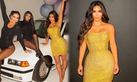 Kim Kardashian siêu gợi cảm trong tiệc sinh nhật tuổi 40