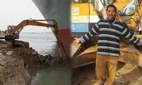 Thanh niên 26 tuổi nổi tiếng vì dùng máy xúc &apos;giải cứu&apos; tàu hàng chắn ngang kênh đào Suez