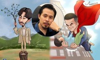 Gặp anh họa sĩ biếm họa thu hút cộng đồng mạng với tài vẽ nhân vật nổi tiếng 