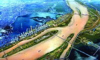 Quy hoạch đô thị 2 bên bờ sông Hồng đang được thúc tiến độ